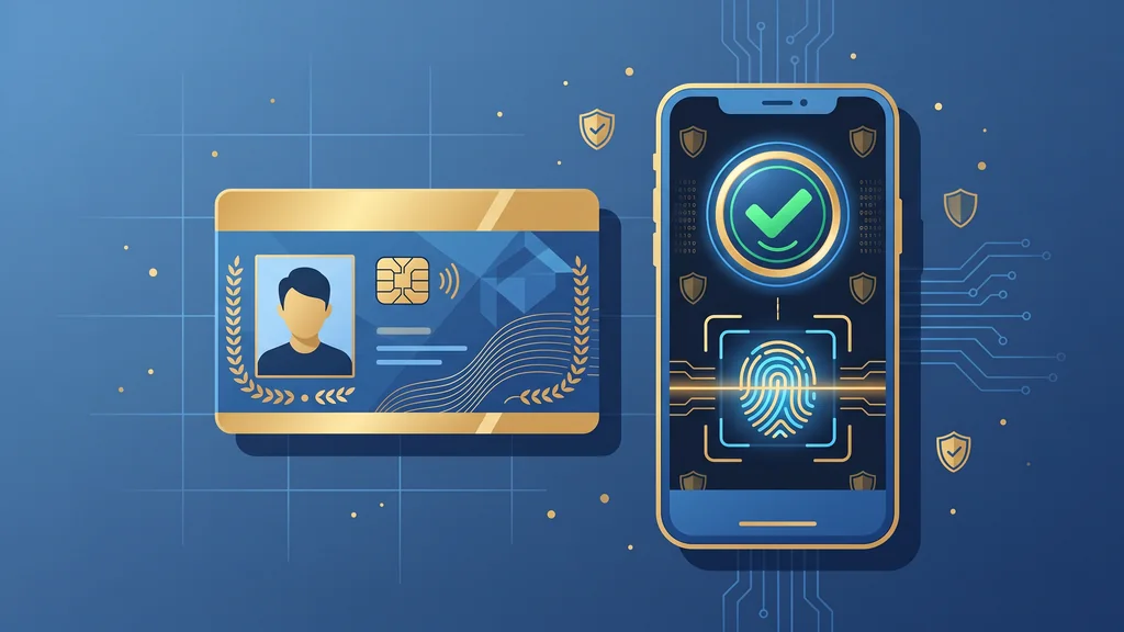 An identity document and phone verification, representing Know Your Customer checks and withdrawal risks at an unverified operator.